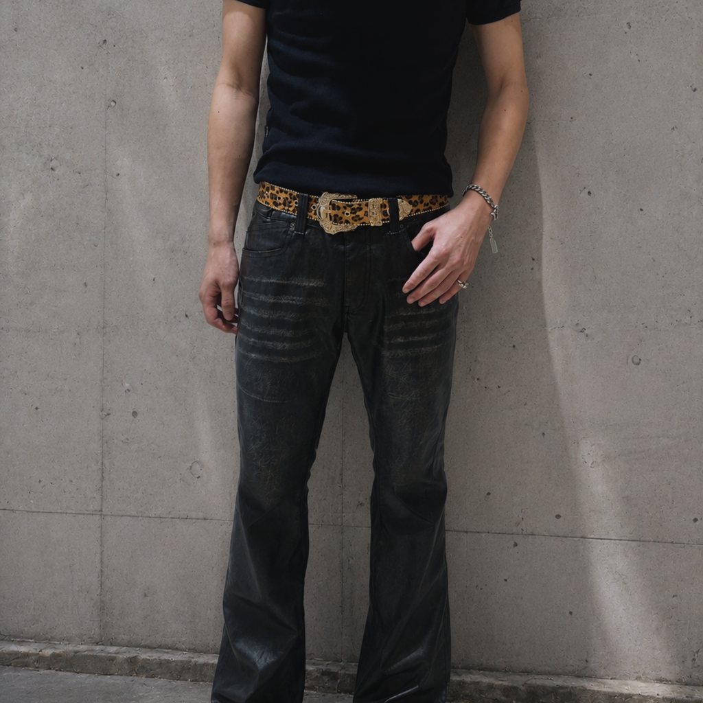 Leopard Western Belt
