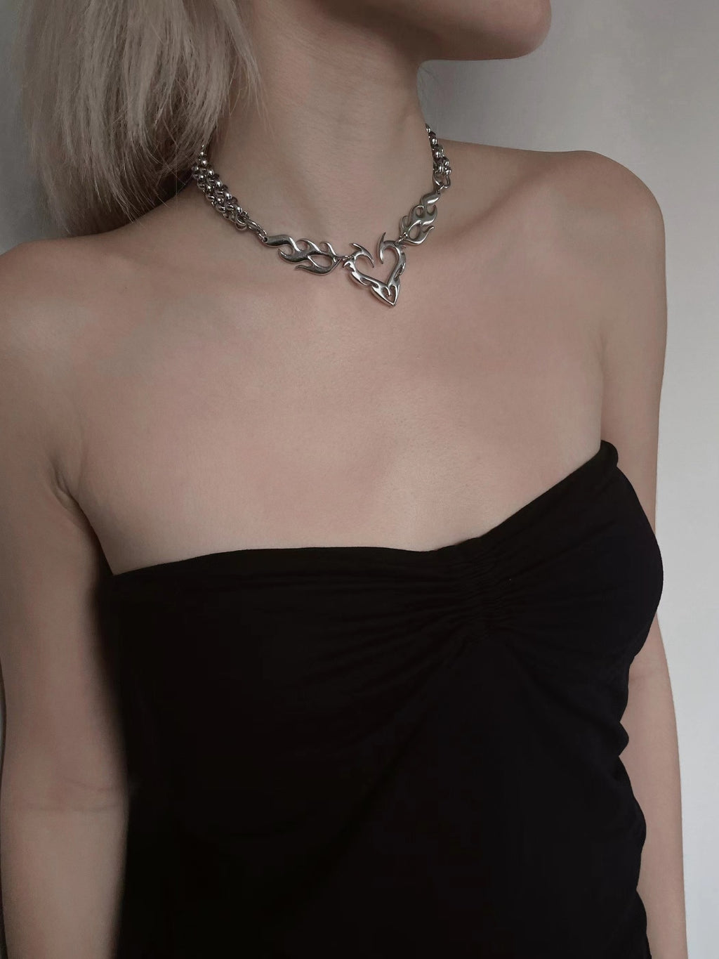 Heart on Fire Necklace