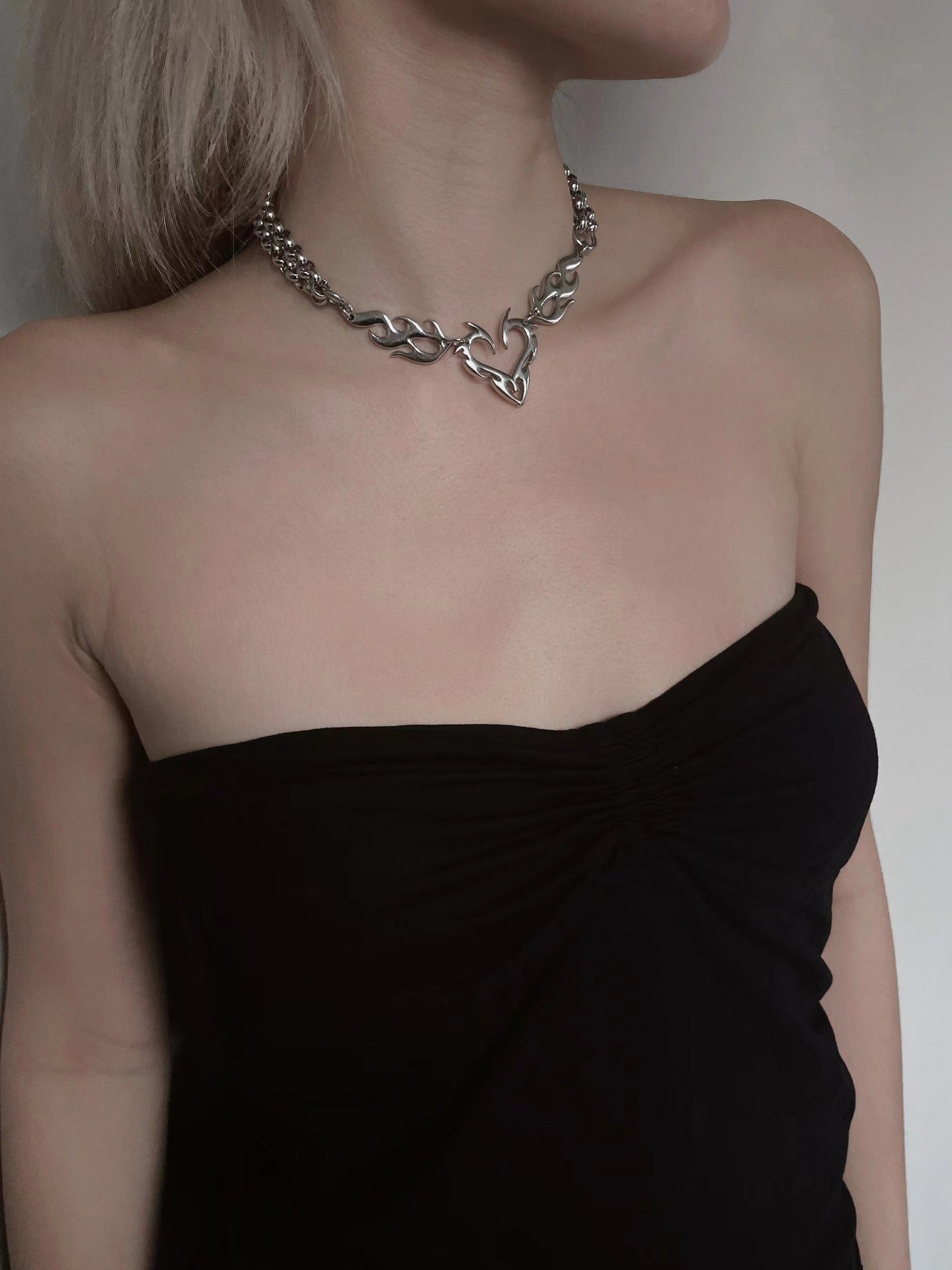 Heart on Fire Necklace