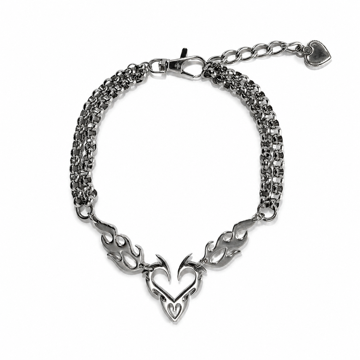 Heart on Fire Necklace