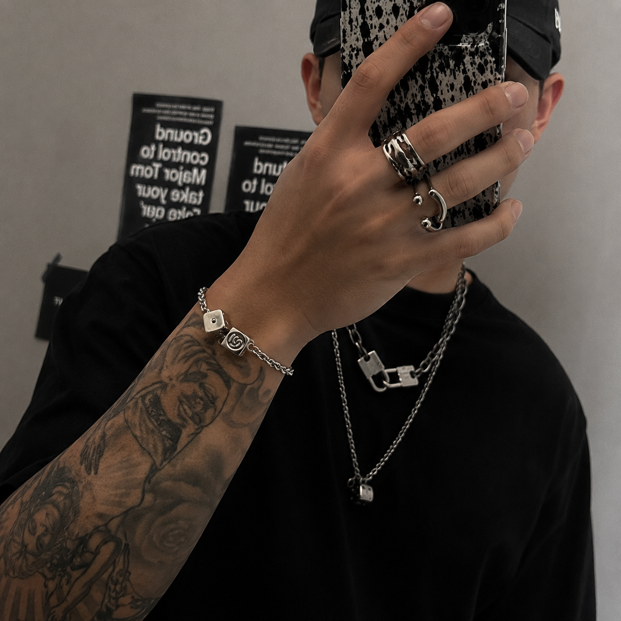 Stupid.Outcome dice chain  Bracelet