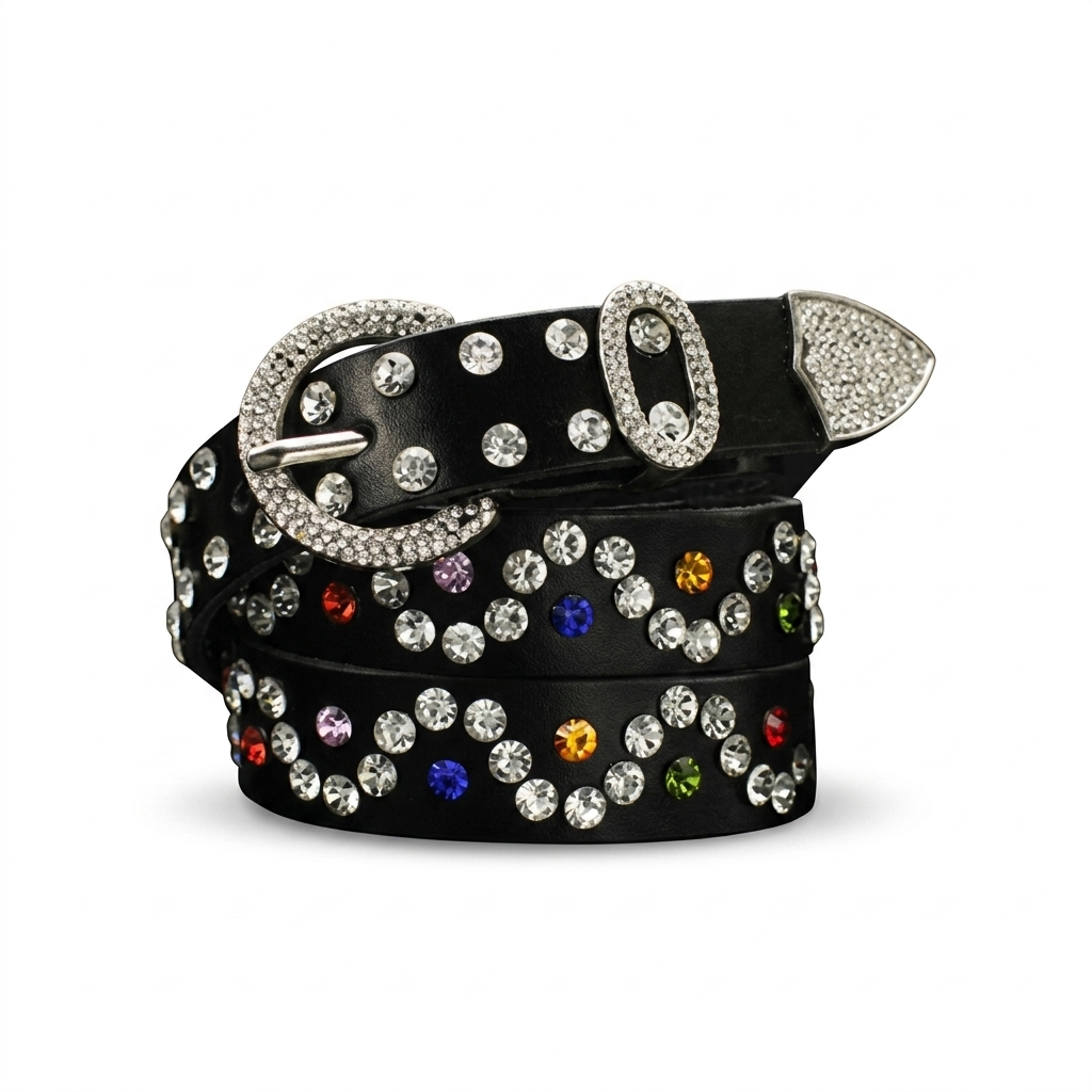 Colorful Rhinestones Belt